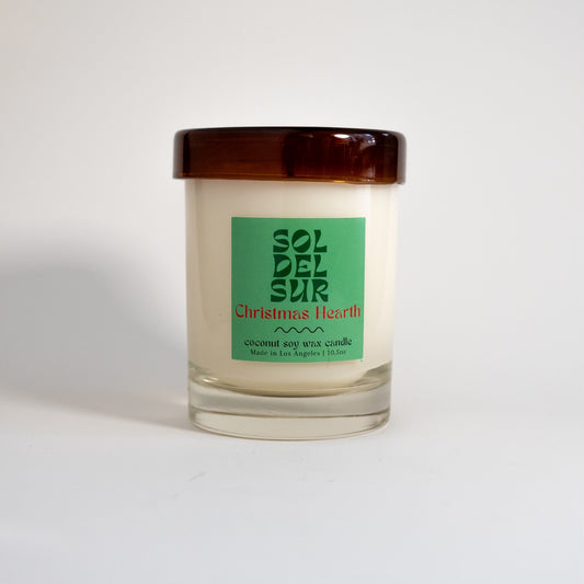 Christmas Heath Candle